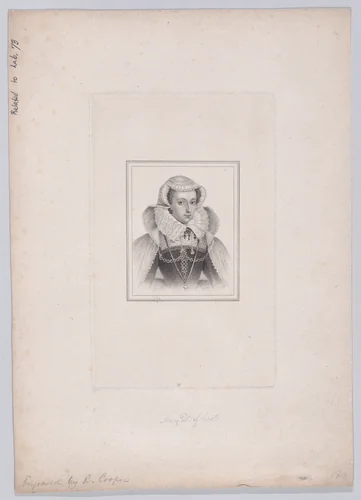 Mary, Queen of Scots by Robert Cooper, print, 1800-1835