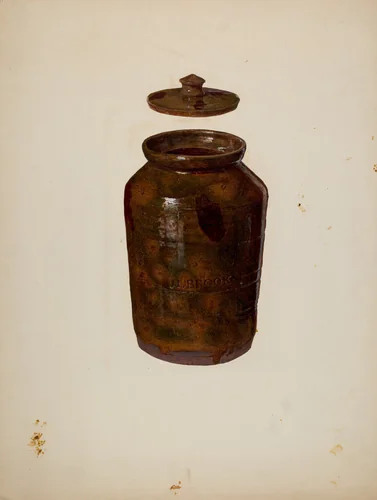 Covered Jar by John Collins, index of american design, 1940
