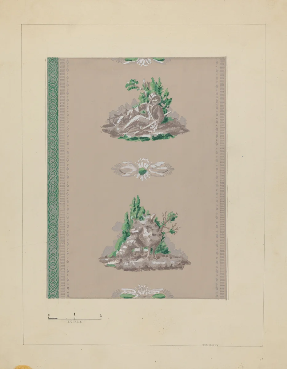 Wall Paper by John Garay, index of american design, 1937