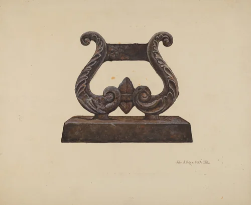 Foot Scraper by John Price, index of american design, 1942