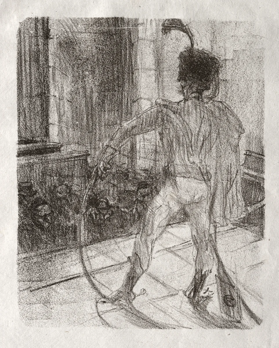 Schlomé Fuss in the Synagogue by Henri de Toulouse-Lautrec, print, 1898