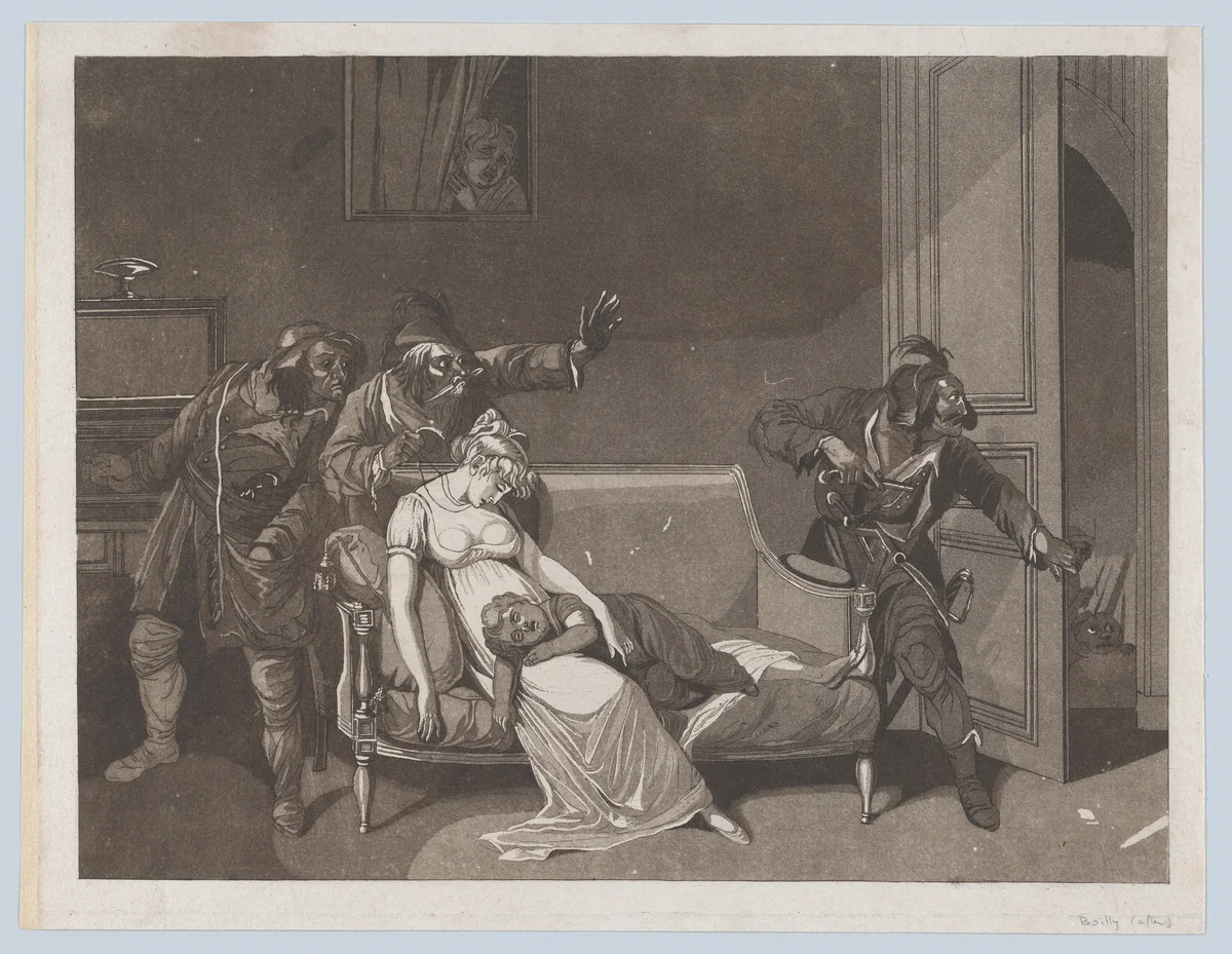 First Scene of Thieves by Gror, print, 1804-1810