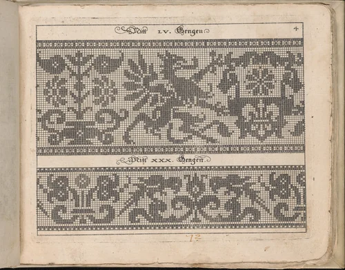 Schön Neues Modelbuch (Page 9 recto) by Johann Sibmacher, book, 1597