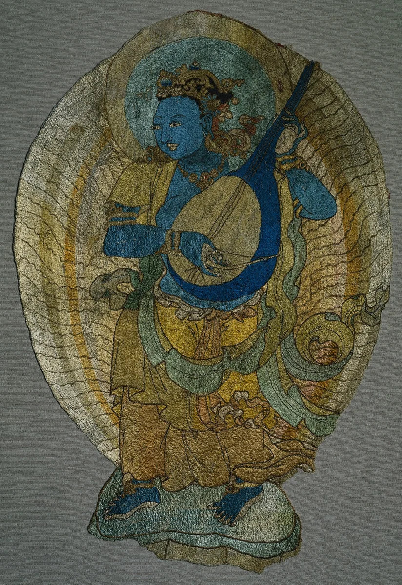 Celestial Musician by Unknown, textile, 1300-1399
