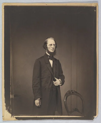 [Portrait of a Man] by Mathew Brady, photograph, 1855-1859