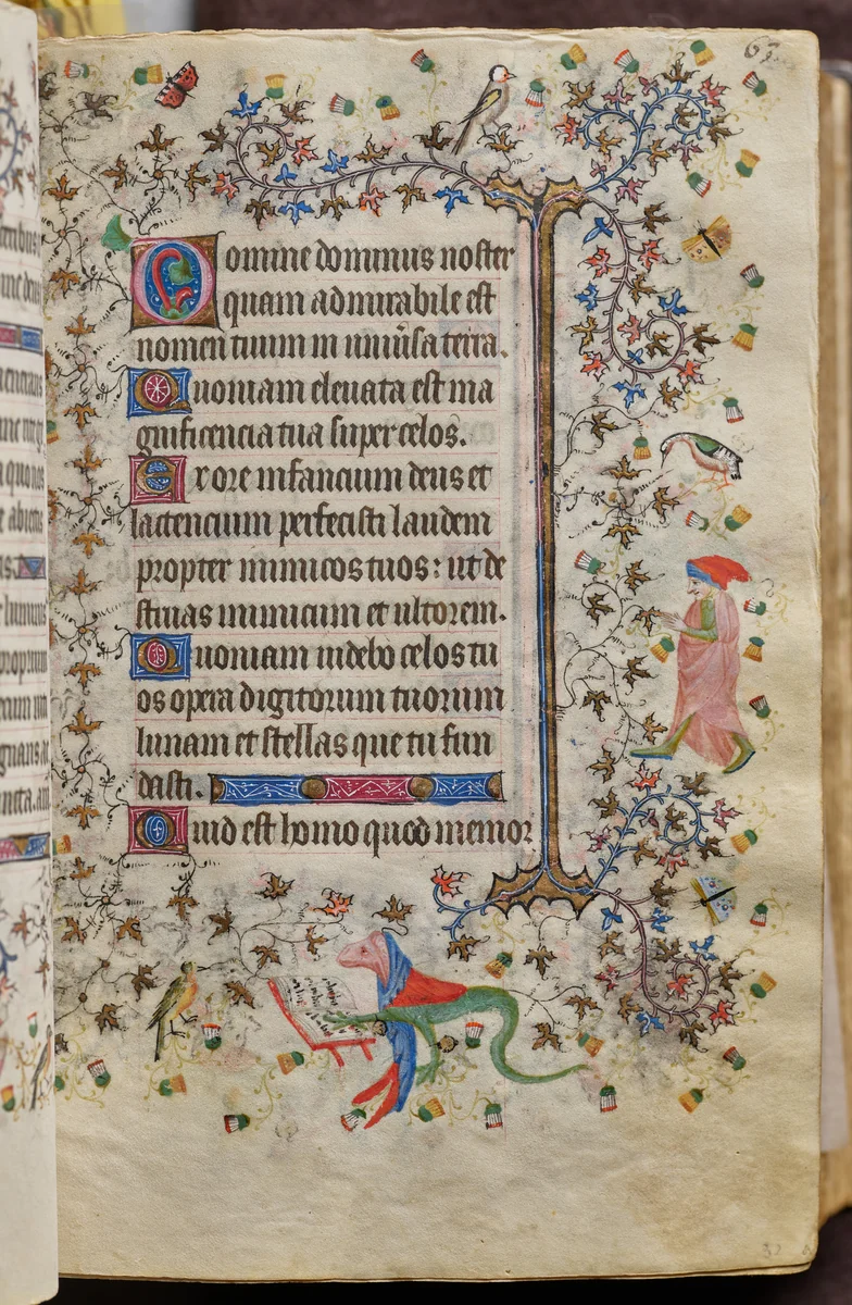 Hours of Charles the Noble, King of Navarre (1361-1425): fol. 32r, Text by Master of the Brussels Initials and Associates, book, 1400-1410