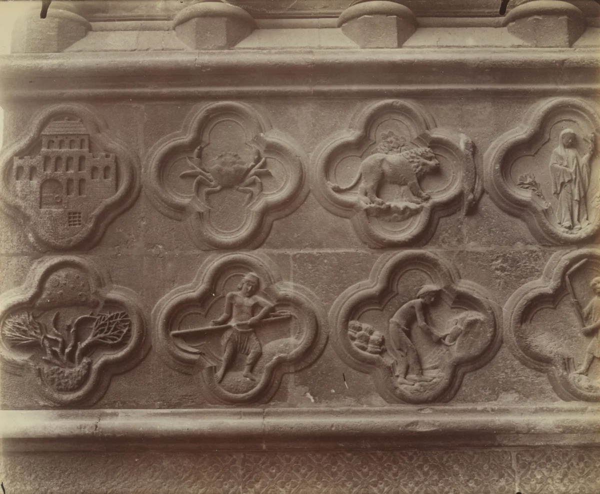 Amiens, portail by Eugène Atget, photograph, 1899