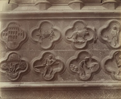 Amiens, portail by Eugène Atget, photograph, 1899