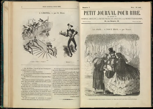 Petit Journal pour Rire vol. 1, (nos. 1-52) by Charles Philipon, book, 1856