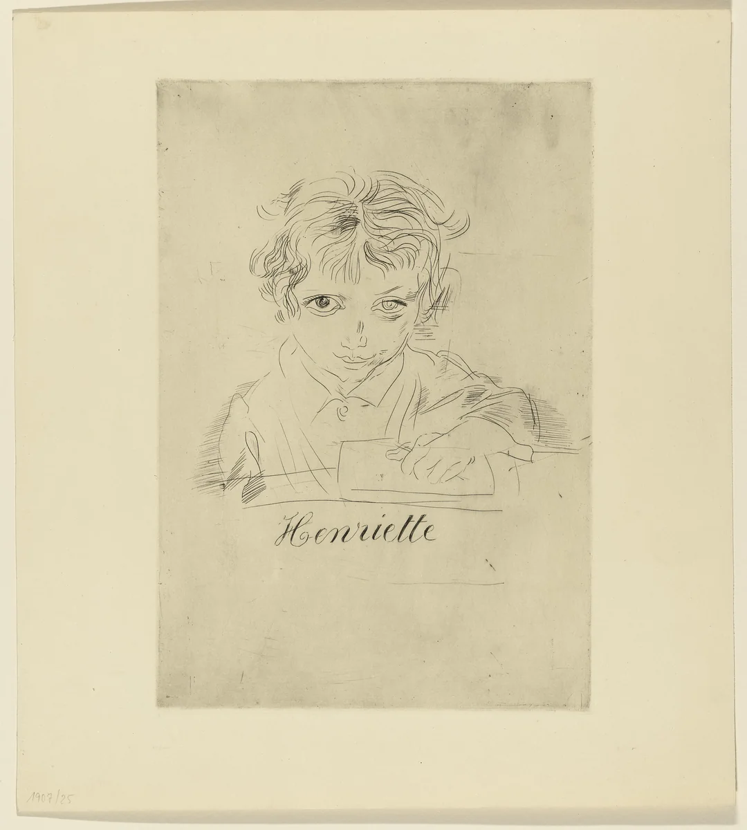Henriette by Raoul Dufy, print, 1927