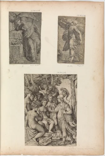 Bellona by Andrea Schiavone, print, 1510-1563