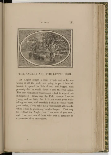 Headpiece (page 111) from The Fables of Aesop by Thomas Bewick, illustrated book, 1818