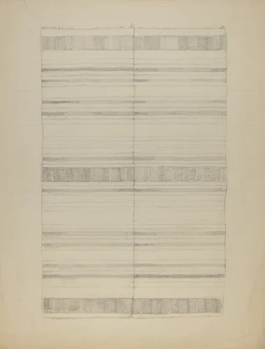 Textile by American 20th Century, index of american design, 1935-1942
