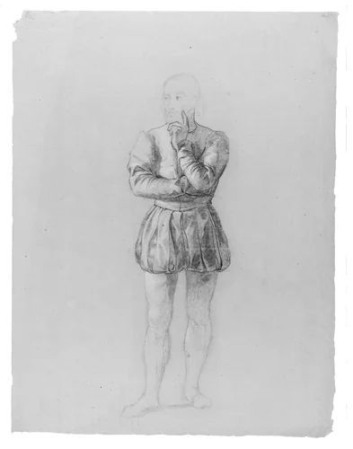 Study for "The Landing of Columbus on San Salvador, October 12, 1492": Roderigo Sánchez of Segovia by John Vanderlyn, artwork, 1840-1843