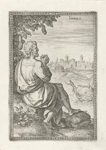 Jona by Johann Sadeler, print, 1575