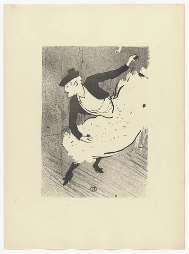 Edmée Lescot from Le Café Concert by Henri de Toulouse-Lautrec, illustrated book, 1893