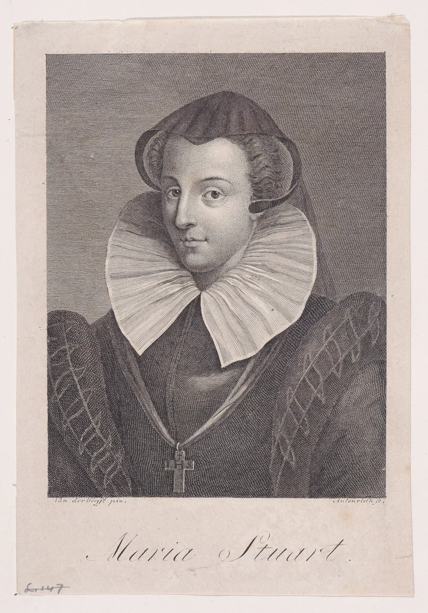 Mary, Queen of Scots (frontispiece, from "Theater, von Schiller," volume 4) by Autenrieth, print, 1807