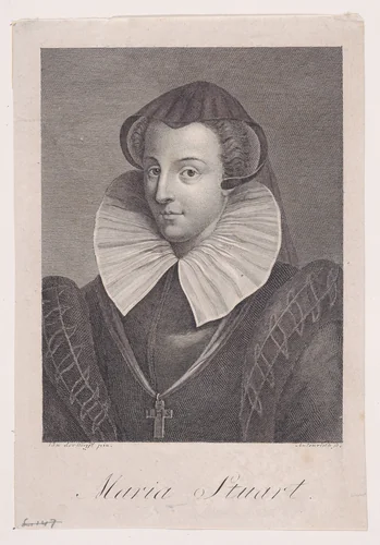 Mary, Queen of Scots (frontispiece, from "Theater, von Schiller," volume 4) by Autenrieth, print, 1807