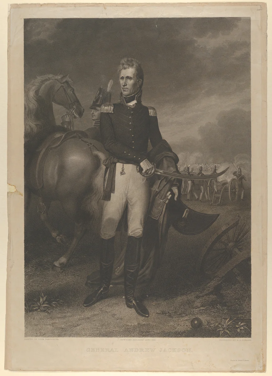 General Andrew Jackson by Asher Brown Durand, print, 1828