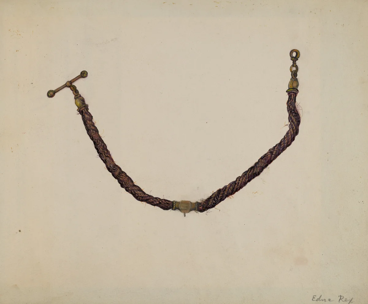 Watch Chain by Edna Crenshaw Rex, index of american design, 1935-1942