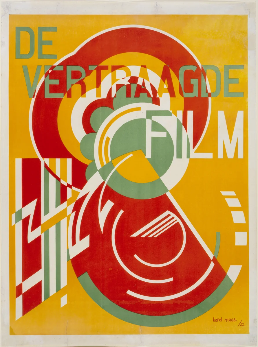 De Vertraagde Film by Karel Maes, design, 1922