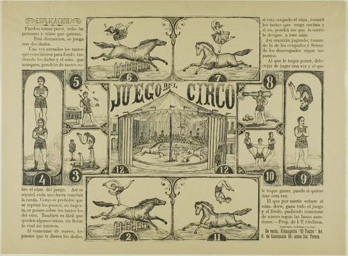 Circus Game by Manuel Manilla, print, 1873-1910