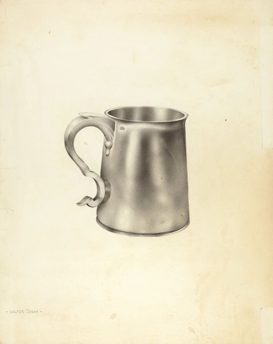 Silver Mug by Walter Doran, index of american design, 1938