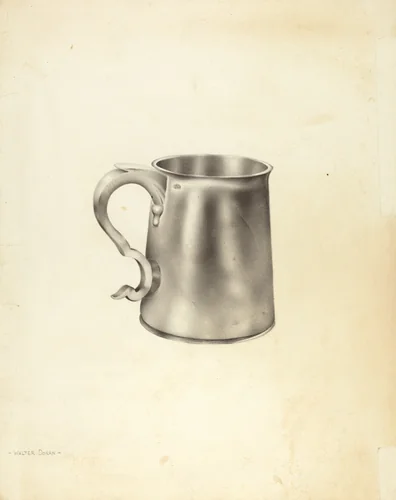 Silver Mug by Walter Doran, index of american design, 1938