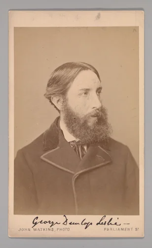 [George Dunlop Leslie] by John and Charles Watkins, photograph, 1860-1869