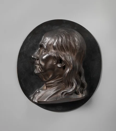 Benjamin Franklin by Henry Kirke Brown, artwork, 1852