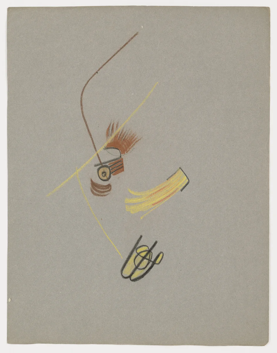 Untitled drawing for Soleil vitré by Georges Bataille, drawing, 1925