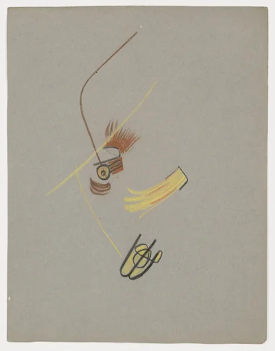Untitled drawing for Soleil vitré by Georges Bataille, drawing, 1925