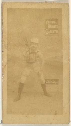 Shortstop, from the Girl Baseball Players series (N48, Type 2) for Virginia Brights Cigarettes by Allen & Ginter, photograph, 1886-1888