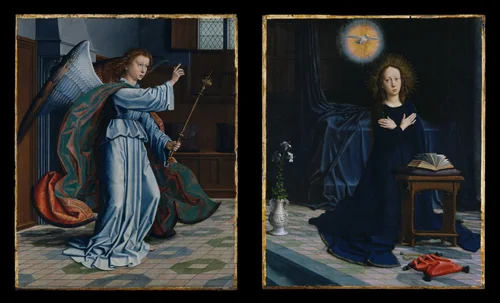 The Annunciation by Gerard David, painting, 1506