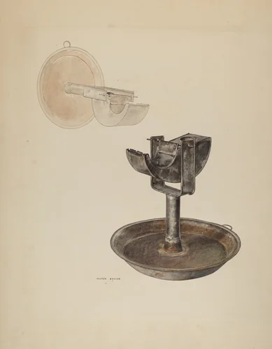 Betty Lamp by Milton Bevier, index of american design, 1940