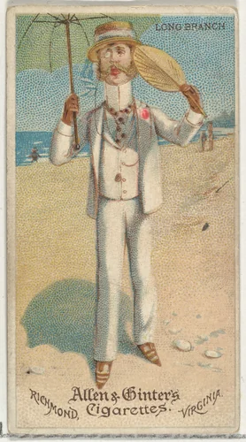 Long Branch, from World's Dudes series (N31) for Allen & Ginter Cigarettes by Allen & Ginter, print, 1888
