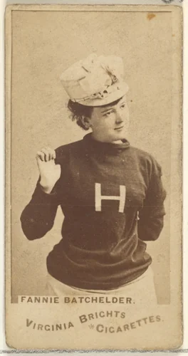 Fannie Batchelder, from the Actors and Actresses series (N45, Type 1) for Virginia Brights Cigarettes by Allen & Ginter, photograph, 1885-1891