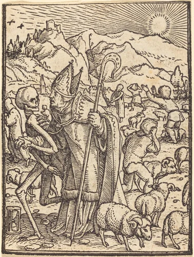 The Bishop by Hans Lützelburger, print, 1521-1531