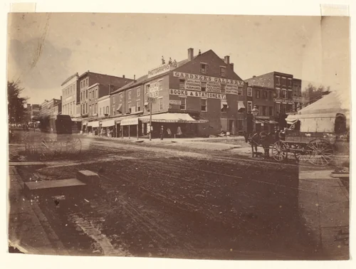Gardner's Gallery, 7th and D Streets, Washington, D.C. by Alexander Gardner, photograph, 1864