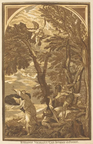 The Death of Saint Peter Martyr by John Baptist Jackson
Titian, print, 1701-1780