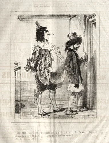 Carnaval by Paul Gavarni, print, 1841-1843
