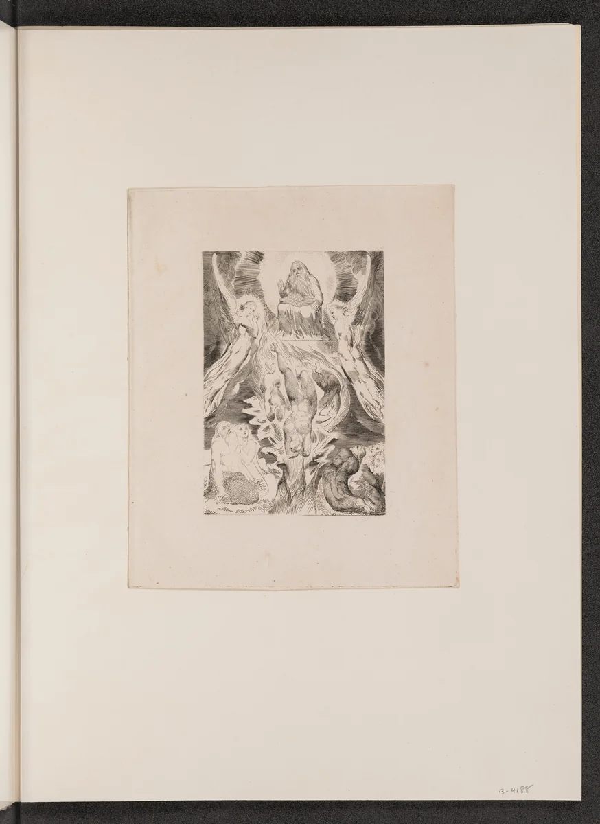 The Fall of Satan by William Blake, portfolio, 1825