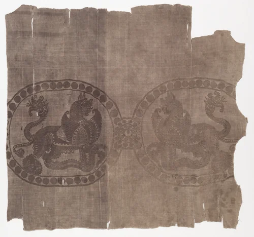 Fragment by Unknown, textile, 900-1968