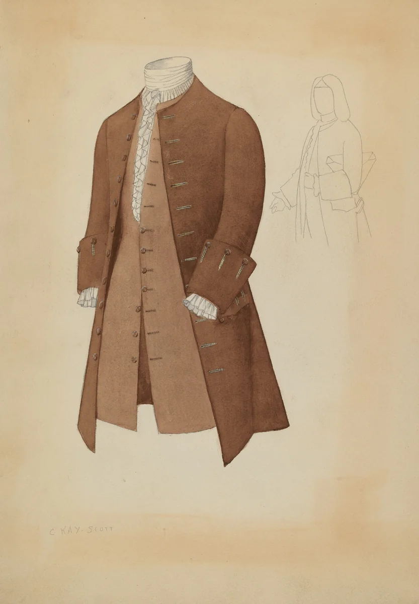 Man's Suit by Creighton Kay-Scott, index of american design, 1937