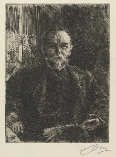 John Hay by Anders Zorn, print, 1904