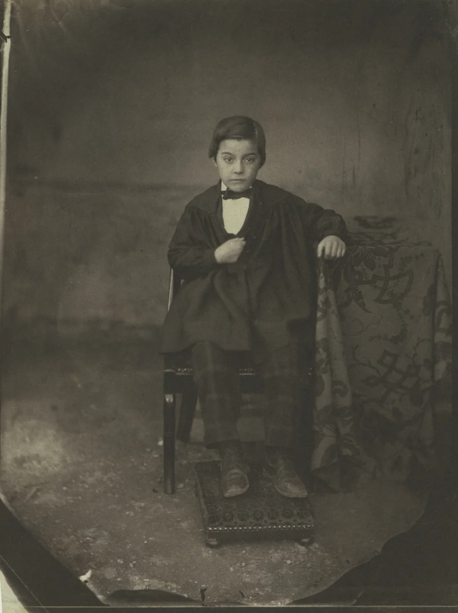 Portrait of a Young Boy by Louis-Adolphe Humbert de Molard, photograph, 1843-1853