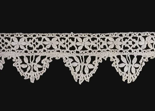 Fragment (Border) by Italy, textile, 1601-1625