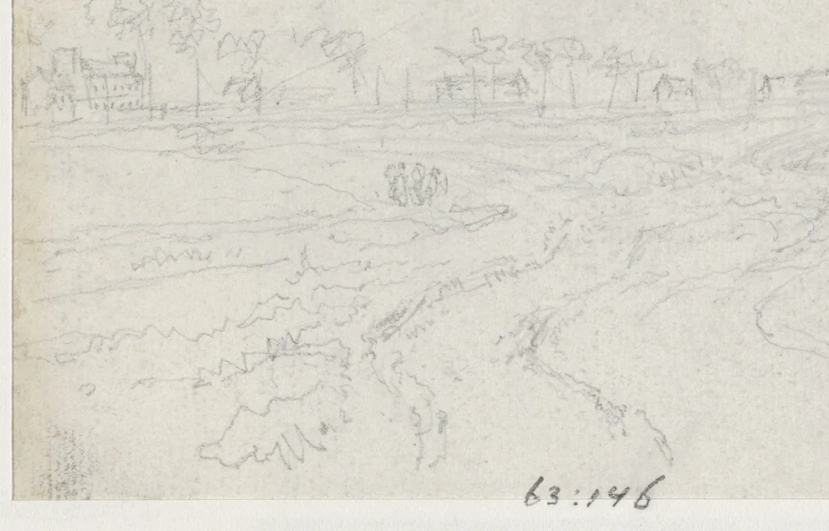 Zandweg by Georges Michel, drawing, 1773-1843