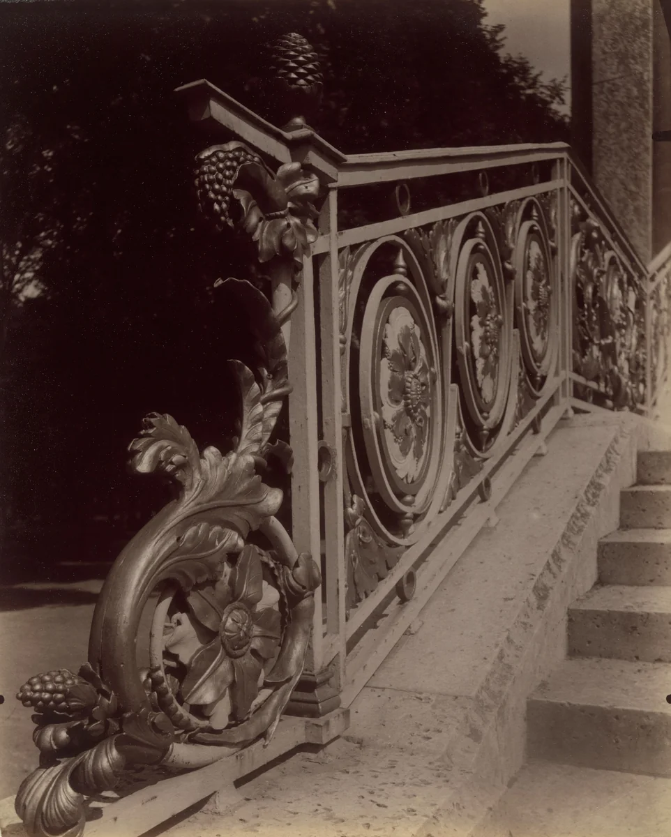 Grand Trianon, escalier by Eugène Atget, photograph, 1905