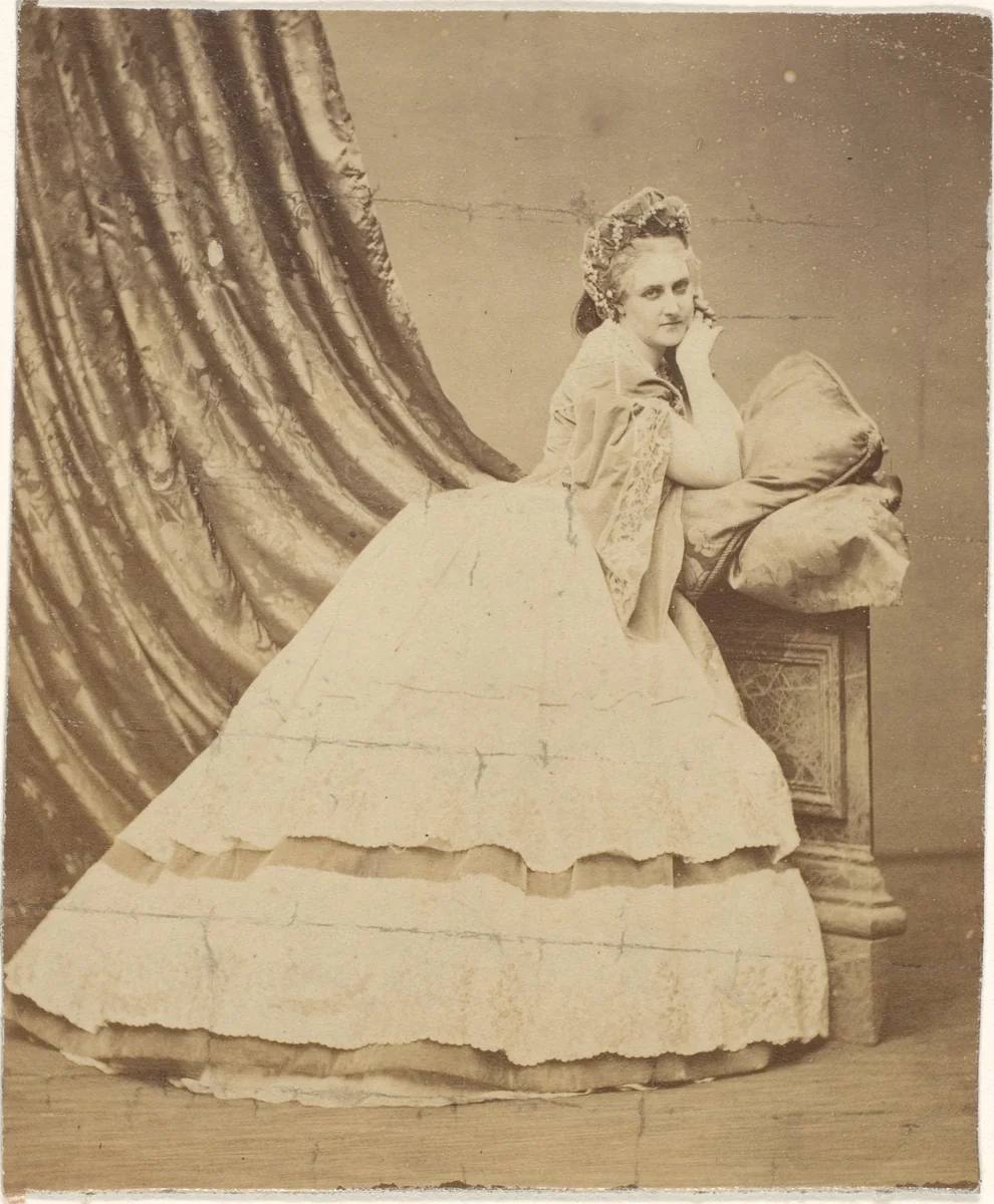 [Standing at the Prie-Dieu] by Pierre-Louis Pierson, photograph, 1861-1864